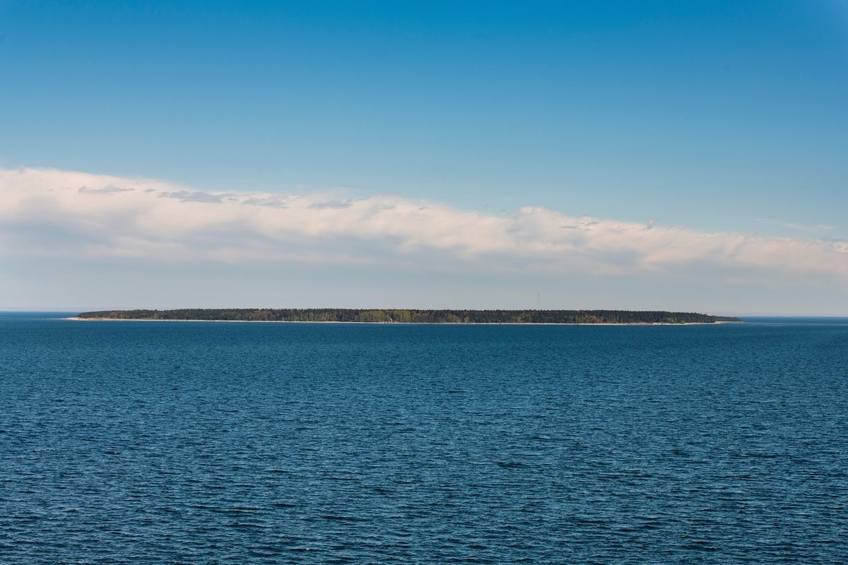View of the sea.